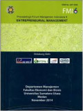 Proceedings forum manajemen Indonesia 6: Entrepreneurial management