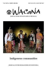 Wacana: Jurnal ilmu pengetahuan budaya