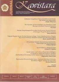 Image of Jurnal kawistara: Jurnal ilmiah sosial dan humaniora