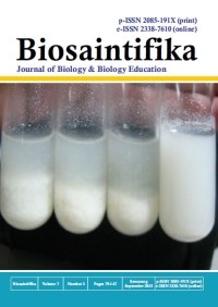 Image of Biosantifikasi: Journal of biology & biology education