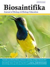 Image of Biosaintifika: Journal of biology & biology education