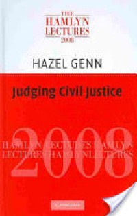 Image of Judging civil justice