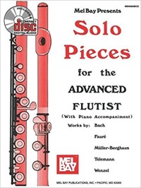Image of Solo pieces for the advanced flutist with piano accompaniment
