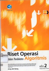 Image of RISET OPERASI DALAM PENDEKATAN ALGORITMIS