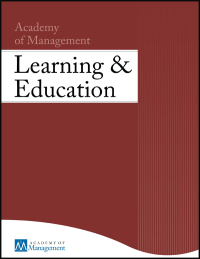 Academy of management: Learning & education