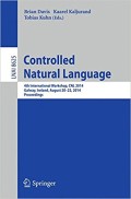 Proceedings third international workshop controlled natural language