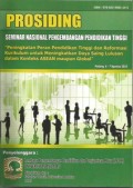 Prosiding seminar nasional pengembangan pendidikan tinggi