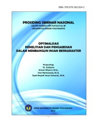 Prosiding seminar nasional dalam rangka dies natalis ke-48 Universitas Negeri Yogyakarta