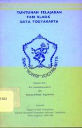 TUNTUNAN PELAJARAN TARI KLASIK GAYA YOGYAKARTA