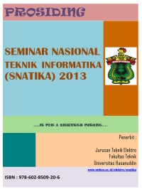 Prosiding seminar nasional teknik informatika 2013
