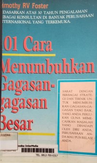 Image of 101 CARA MENUMBUHKAN GAGASAN-GAGASAN BESAR