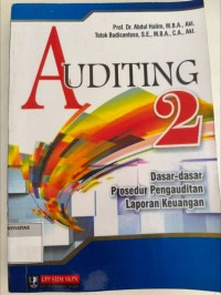 Image of AUDITING 2: Dasar-Dasar Prosedur Pengauditan Laporan Keuangan