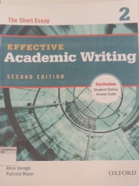 Image of EFFECTIVE ACADEMIC WRITING 2