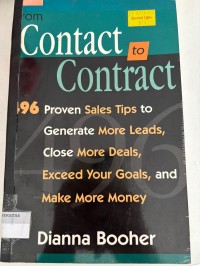 Image of FROM CONTACT TO CONTRACT