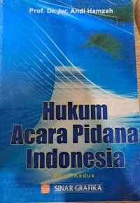Image of HUKUM ACARA PIDANA INDONESIA
