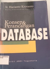 Image of KONSEP DAN PERANCANGAN DATABASE