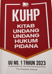 Image of KUHP KITAB UNDANG-UNDANG HUKUM PIDANA