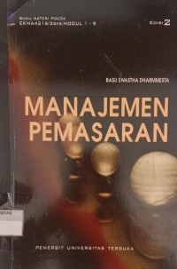 Image of MANAJEMEN PEMASARAN