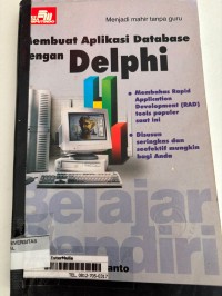Image of MEMBUAT APLIKASI DATABASE DENGAN DELPHI