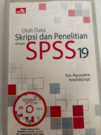 Image of OLAH DATA SKRIPSI DAN PENELITIAN DENGAN SPSS19
