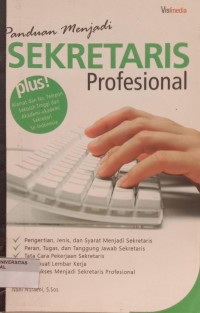Image of PANDUAN MENJADI SEKRETARIS PROFESIONAL