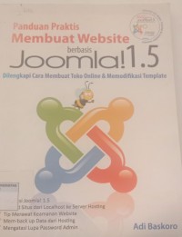 Image of PANDUAN PRAKTIS MEMBUAT WEBSITE BERBASIS JOOMLA 1.5