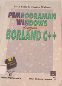 Image of PEMOGRAMAN WINDOWS DENGAN BORLAND C++