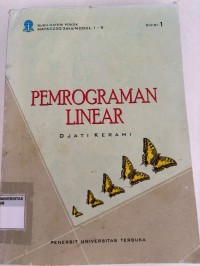 Image of PEMROGRAMAN LINEAR ed.1