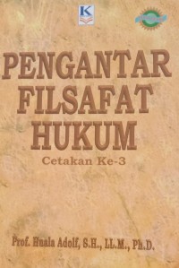 Image of PENGANTAR FILSAFAT HUKUM Cetakan ke-3