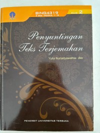Image of Penyuntingan Teks Terjemahan