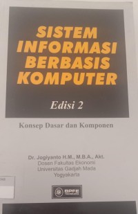 Image of SISTEM INFORMASI BERBASIS KOMPUTER