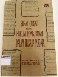 Image of SURAT GUGAT DAN HUKUM PEMBUKTIAN DALAM PERKARA PERDATA
