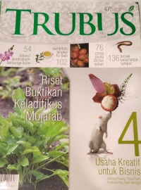 Image of TRUBUS : RISET BUKTIKAN KELADITIKUS MUJARAB